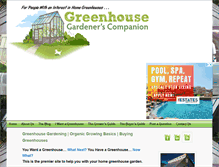 Tablet Screenshot of greenhousegarden.com